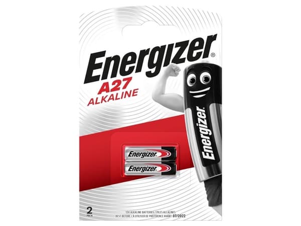 Energizer A27 - Batteri 2 x A27 - Alkalisk - 22 mAh