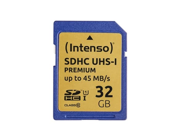 Intenso Premium - Flashminnekort - 32 GB - UHS Class 1 / Class10 - SDHC UHS-I
