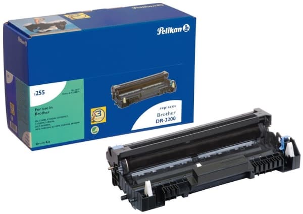 Pelikan Brother DR-3200, Brother DCP-8070D, 8080DN, 8085DN, HL-5340, 5340D, 5340DL, 5340DN, 5340DN 2 LT, 5340DNLT, 5340DW,..., 25000 sider, Svart, Sv