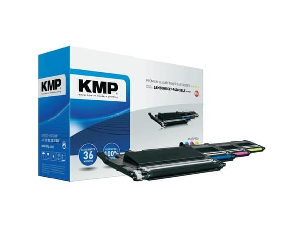 KMP MULTIPACK SA-T53V - 4 pakker - svart, gul, cyan, magenta - kompatibel - tonerkassett - for Samsung CLP-360, 365, 365W; Xpress C410W, C460FW, C460