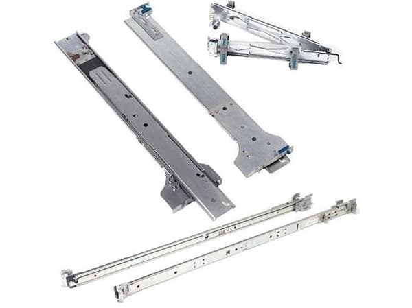 Dell 2/4-Post Static Rack Rails for 1U and 2U systems - Sats med stativskenor - för PowerEdge R250, R260