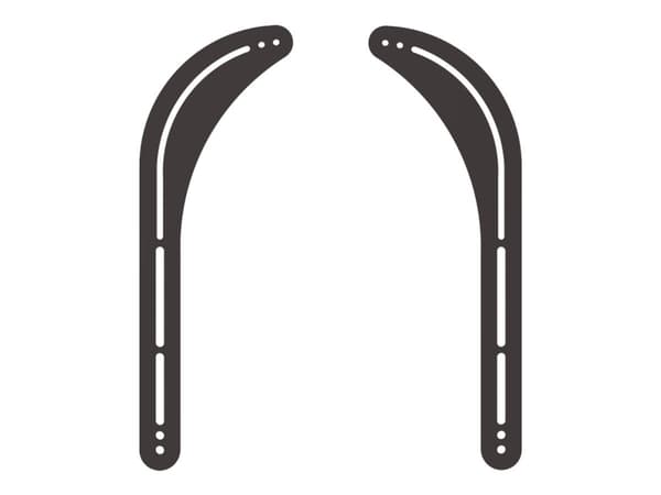 Neomounts NS-SB100 - Monteringssats (2 monteringskonsoler) - för soundbar - svart