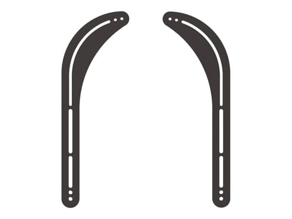 Neomounts NS-SB100 - Monteringssett (2 monteringsbraketter) - for soundbar - svart