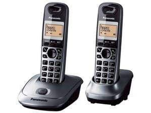 Panasonic KX-TG2512PDM - Trådløs telefon med opkalds-ID - DECT\GAP + ekstra telefonrør - (Engelsk brugervejledning-/ Sprog)