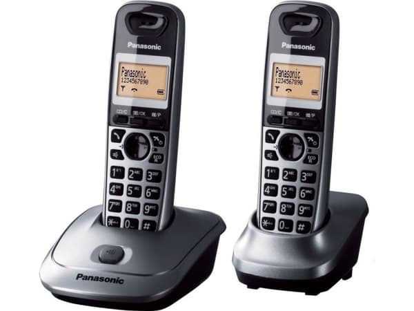 Panasonic KX-TG2512PDM - Trådløs telefon med opkalds-ID - DECT\GAP + ekstra telefonrør - (Engelsk brugervejledning-/ Sprog)
