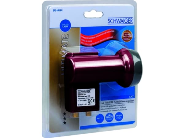Schwaiger SPS6914R 531, F, 4 cm, Rød