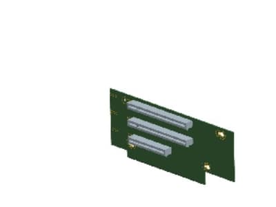 Intel 2U PCIE Riser - Kort för stigare - för Server Board S2600; Server System R2208, R2208GZ4GC10, R2216, R2224, R2308, R2312