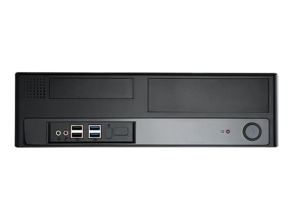 IN WIN BL641 - SFF - mikro ATX 300 watt (TFX12V) - svart - USB/lyd