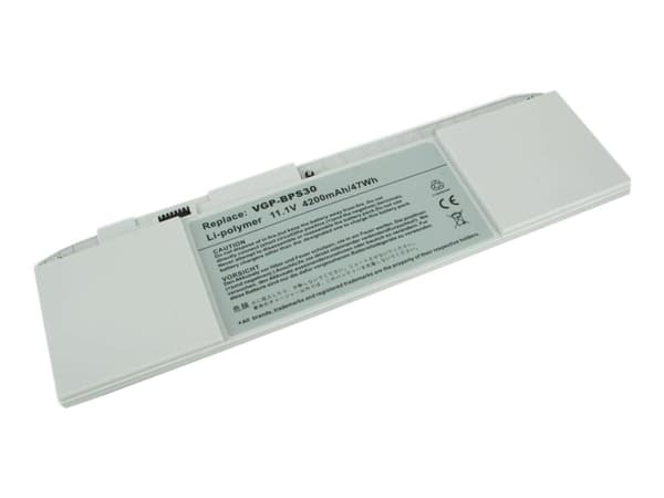 CoreParts - Akut ja paristot tietokoneeseen (svarende til: Sony VGP-BPS30) - Litiumion - 6-soluinen - 4200 mAh - Sony VAIO T-sarjaan SVT13113, SVT131