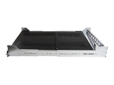 StarTech.com 2U Vented Sliding Server Rack Shelf w/ Cable Management Arm - 27.7 to 31.6in Adjustable Mounting Depth - 50lb - 24in Deep - Rack-hylle -