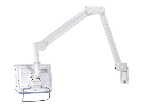 Neomounts FPMA-HAW200 - Brakett - full bevegelse - for LCD-skjerm - medisinsk - hvit - skjermstørrelse: 10"-27" - veggmonterbar