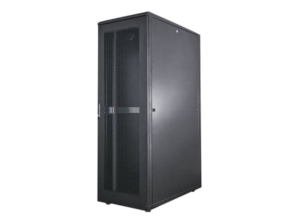 Intellinet Network Cabinet, Free Standing (Standard), 36U, Usable Depth 123 to 773mm/Width 503mm, Black, Assembled, Max 1500kg, Server Rack, IP20 rat