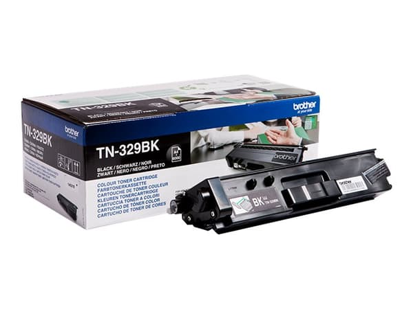 Brother TN329BK - Svart - original - tonerpatron - for Brother DCP-L8450CDW, HL-L8350CDW, HL-L8350CDWT, MFC-L8850CDW