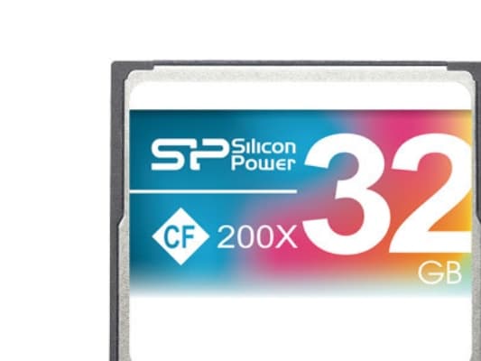 Silicon Power 32GB Compact Flash 200X, 32 GB, CompactFlash, Grå