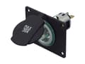 Miniatyrbild 3 av 3: Power socket flush-montering, monteringsplatta ProCar Powersteckdose 12/24 V mit Montageplatte 12 V, 24 V 20 A 6,3 mm fladstik