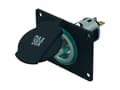 Miniatyrbild 1 av 3: Power socket flush-montering, monteringsplatta ProCar Powersteckdose 12/24 V mit Montageplatte 12 V, 24 V 20 A 6,3 mm fladstik