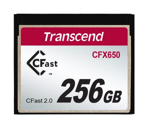 Transcend CFast 2.0 CFX650 - Flashminnekort - 256 GB - CFast 2.0