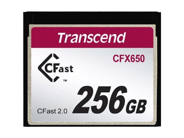 Transcend CFast 2.0 CFX650 - Flashminnekort - 256 GB - CFast 2.0