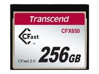 Transcend CFast 2.0 CFX650 - Flashminnekort - 256 GB - CFast 2.0