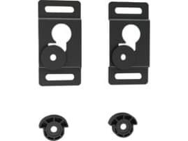 Schwaiger LWH1737 511 - Monteringssats (väggfäste) - för platt panel - svart - skärmstorlek: 37"-70" - monteringsgränssnitt: upp till 800 x 800 mm -