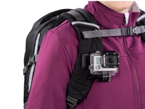Hama Mounting Clamp 360° - Stödsystem - klämmontering - för GoPro HD HERO; HD HERO2; HERO3; HERO4; HERO4 Session; TomTom Bandit