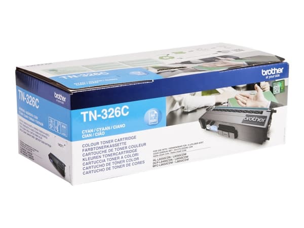 Brother TN-326C, 3500 sivua, Syaani, 1 kpl