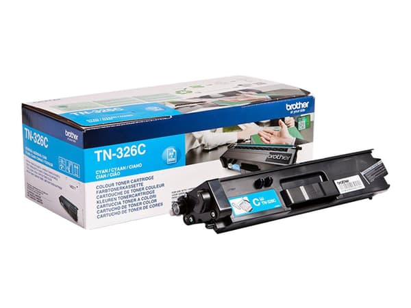 Brother TN326C - Cyan - original - tonerpatron - for Brother DCP-L8400, DCP-L8450, HL-L8250, HL-L8350, MFC-L8650, MFC-L8850