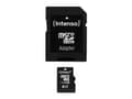 Miniatyrbilde 1 av 5: Intenso Class 10 - Flashminnekort (microSDHC til SD-adapter inkludert) - 4 GB - Class 10 - microSDHC