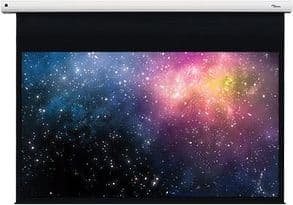 Optoma Panoview DE-9106EGA - Projeksjonsskjerm - veggmonterbar - motorisert - 106" (269 cm) - 16:9 - Matte White - for Optoma H117ST, H185X, H190X, H