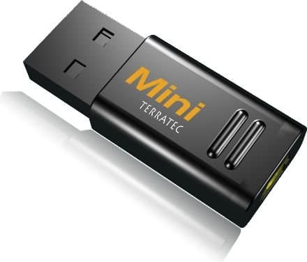 Terratec 145259, DVB-T, USB, Musta, 14,3 mm, 35 mm, 8 mm