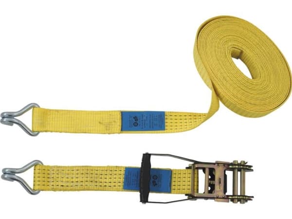 Petex 43193219 Kaksiosainen kiristyshihna Vetovoima LC-kiinnitys (yksittäinen / suora)=2500 daN (L x S) 8 m x 50 mm Salpa EN 12195