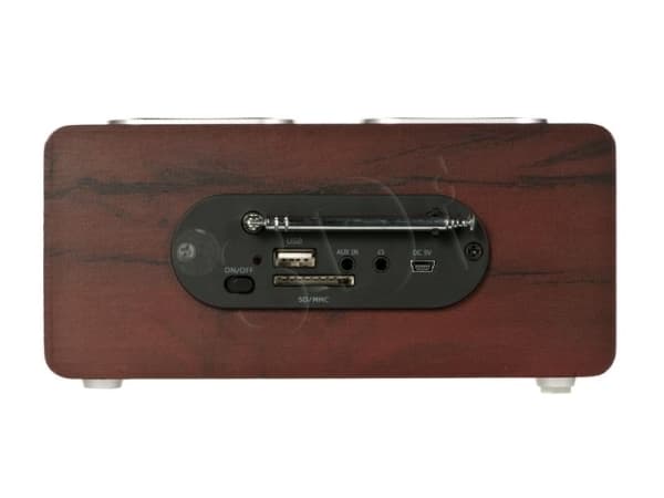 Blaupunkt PP5BR, Bärbar, FM, 6 W, LED, 3,5 mm, Trä