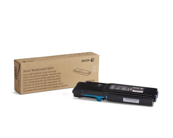 Xerox WorkCentre 6655 - Høykapasitets - cyan - original - tonerpatron - for WorkCentre 6655