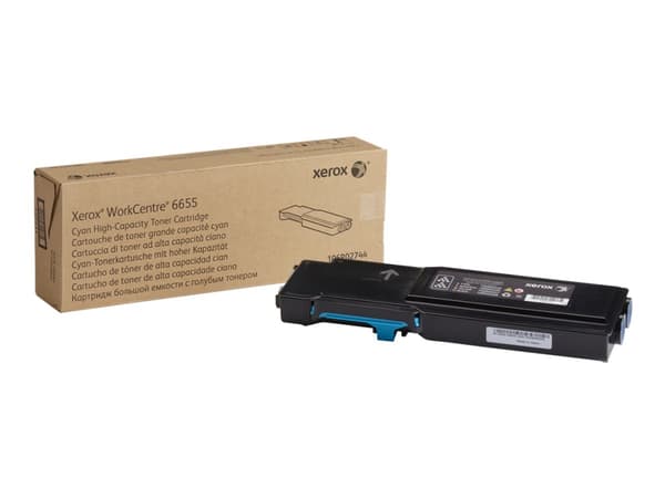 Xerox WorkCentre 6655 - Høykapasitets - cyan - original - tonerpatron - for WorkCentre 6655