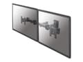 Miniatyrbilde 2 av 5: Neomounts FPMA-W960D - Brakett - full bevegelse - for 2 LCD-skjermer - svart - skjermstørrelse: 10"-27" - veggmonterbar