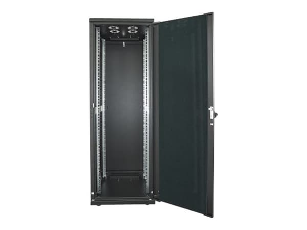Intellinet Network Cabinet, Free Standing (Standard), 36U, Usable Depth 123 to 573mm/Width 503mm, Black, Flatpack, Max 1500kg, Server Rack, IP20 rate