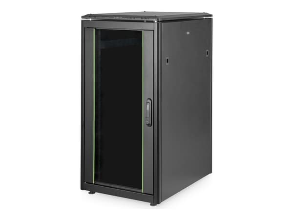 DIGITUS Professional Unique - Rack skåp - svart, RAL 9005 - 22U - 19"