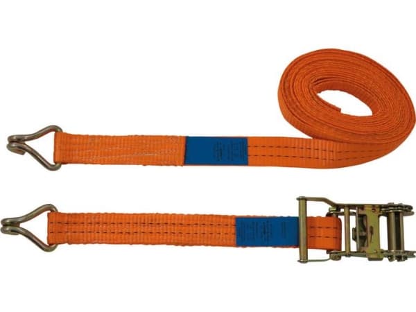 Petex 43192835 Todelt spænderem Trækkraft LC surring (individuelt / direkte)=1000 daN (L x B) 6 m x 35 mm Skralde EN 12195