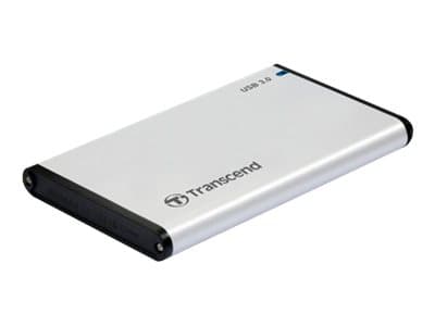 Transcend StoreJet - Lagringspakke - 2,5" - SATA 6 Gb/s - USB 3.0 Sølv
