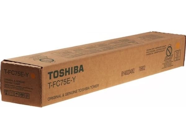 Toshiba TFC75EY - Gul - original - tonerkassett - för e-STUDIO 5560c, 5560c LCF, 5560c PRO, 5560c PRO LCF, 6560c, 6560c PRO, 6570c, 6570c PRO