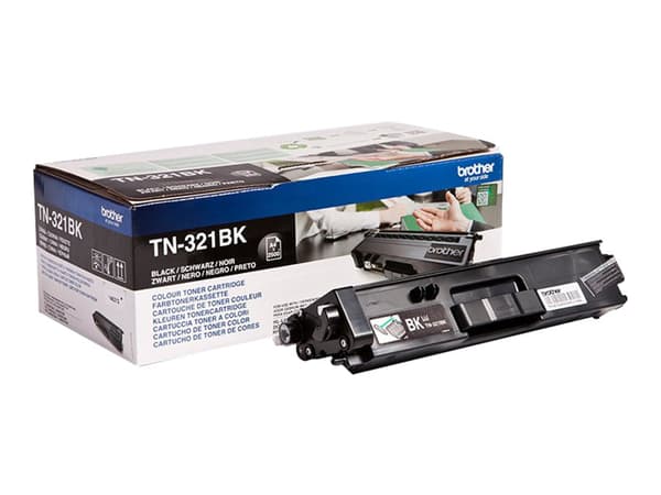 Brother TN321BK - lajittele - alkuperäinen - tonerpatron - Brother DCP-L8400, DCP-L8450, HL-L8250, HL-L8350, MFC-L8650, MFC-L8850, HL-L8250, HL-L8350