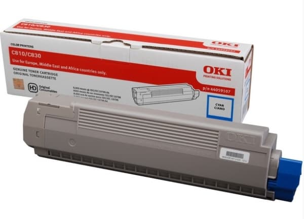 OKI - Cyan - original - tonerpatron - for C810CDTN, 810DN, 810N, 830CDTN, 830dn, 830dtn, 830n