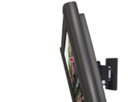 B-TECH BT7518 - Monteringssett (tippe/svivel-veggmontering) - for flatpanel - pianosvart - skjermstørrelse: 10"-23" - veggmonterbar