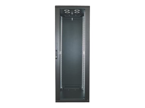 Intellinet-verkkokaappi, vapaasti seisova (vakio), 32U, käyttösyvyys 123-573mm/leveys 703mm, musta, Flatpack, Max 1500kg, palvelinteline, IP20-luokit