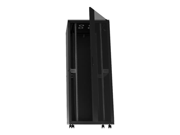 Intellinet-verkkokaappi, vapaasti seisova (vakio), 32U, käyttösyvyys 123-573mm/leveys 703mm, musta, Flatpack, Max 1500kg, palvelinteline, IP20-luokit