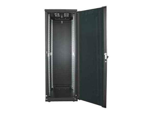 Intellinet Network Cabinet, Free Standing (Standard), 32U, Usable Depth 123 to 573mm/Width 703mm, Black, Assembled, Max 1500kg, Server Rack, IP20 rat