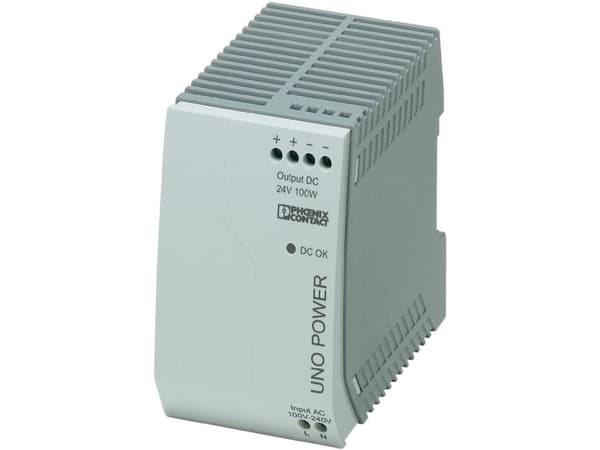 Phoenix UNO-PS/1AC/24DC/100W, 100 W, 85 - 264 V, 50/60 Hz, 2,1 A, 89%, 738000 t