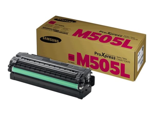Samsung CLT-M505L - Lång livslängd - magenta - original - tonerkassett - för ProXpress C2620DW, C2670FW, C2680FX
