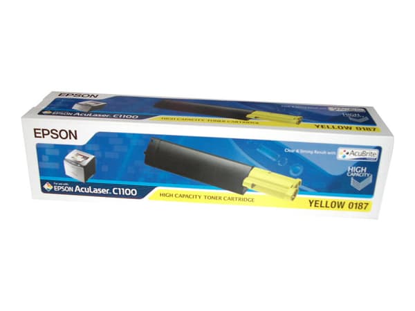 Epson 0191 - Gul - original - tonerpatron - for AcuLaser C1100, C1100+, C1100N, CX11N, CX11NF, CX11NFC, CX11NFCT, CX11NFT
