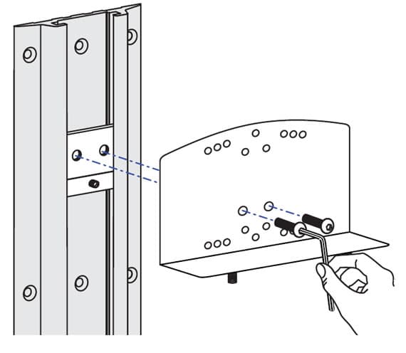 Ergotron Track Mount Bracket Kit for CPU Holders, 500 g, 500 g